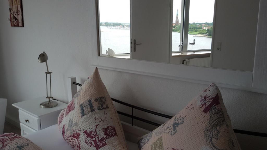 Ostseefjord-Schlei-Blick Im Wikingturm Szlezwik Zewnętrze zdjęcie