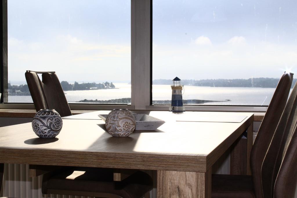 Ostseefjord-Schlei-Blick Im Wikingturm Szlezwik Zewnętrze zdjęcie