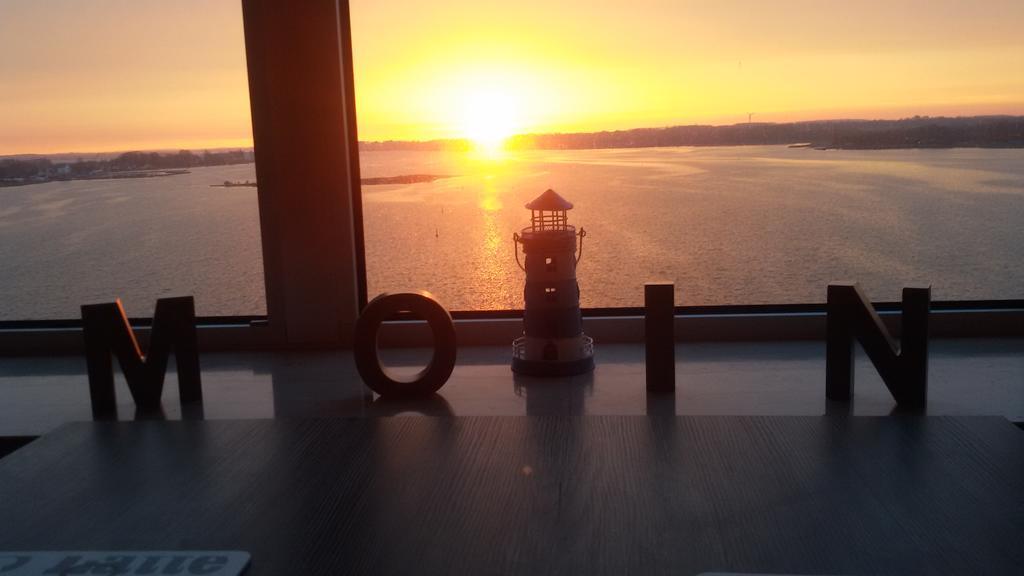 Ostseefjord-Schlei-Blick Im Wikingturm Szlezwik Zewnętrze zdjęcie